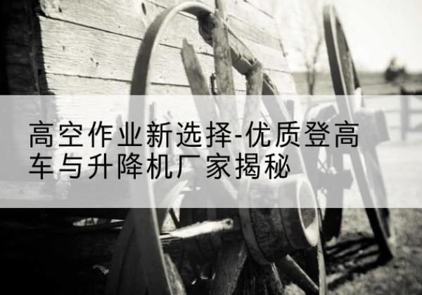 安陆登高车厂家-高空作业新选择-优质登高车与升降机厂家揭秘